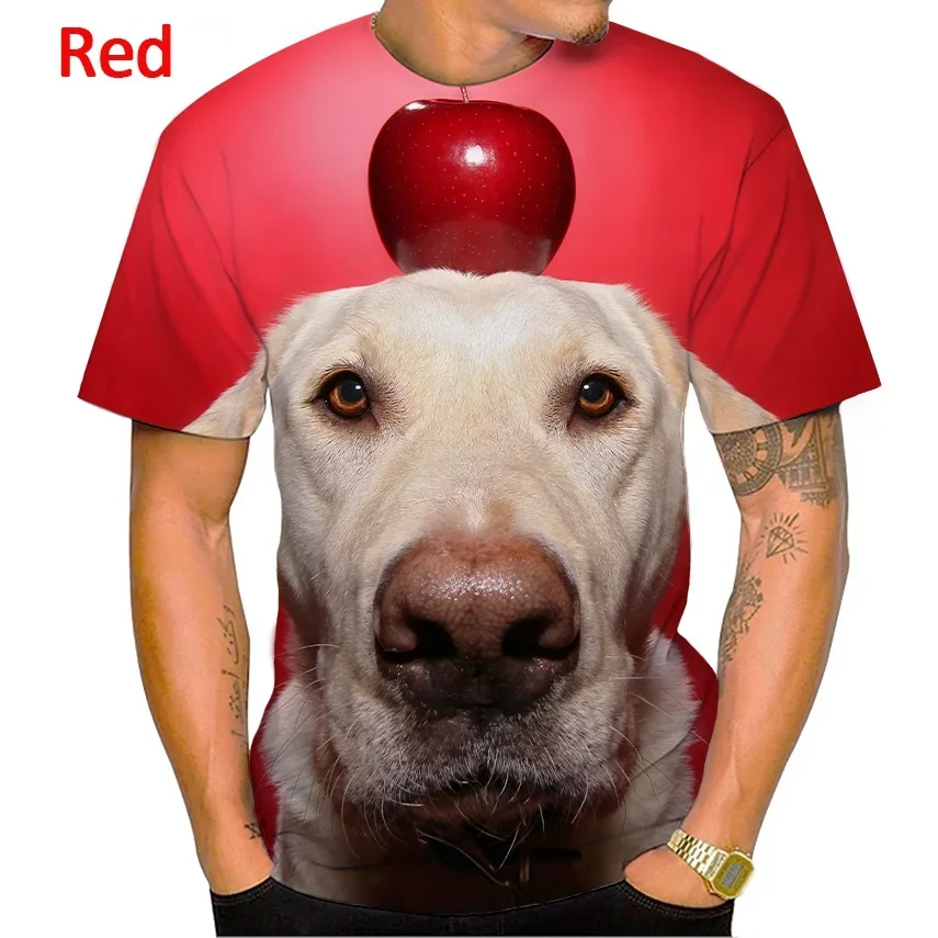Men/Women's O-neck Short Sleeve Hip Hop Street Style Casual T Shirt Animal and Fruit 3D T Shirt New Fashion Labrador Retriever
Men/Women's O-neck Short Sleeve Hip Hop Street Style Casual T Shirt Animal and Fruit 3D T Shirt New Fashion Labrador Retriever