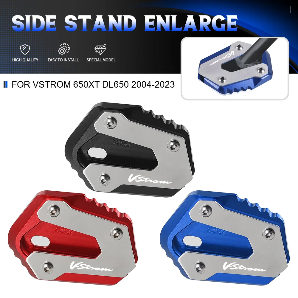 For Suzuki V-Strom 650XT DL650 2004-2023 2022 2021 Kickstand Side Shoe Foot Rests Stand Extension Enlarger Aluminum VStrom650
For Suzuki V-Strom 650XT DL650 2004-2023 2022 2021 Kickstand Side Shoe Foot Rests Stand Extension Enlarger Aluminum VStrom650