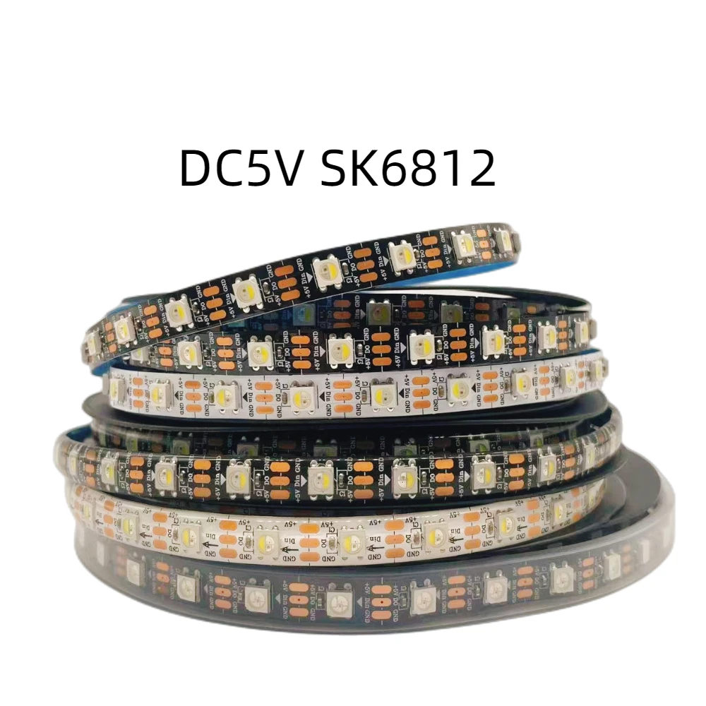Светодиодная лента SK6812 RGBW, модель 4 в 1, аналог WS2812B 30/60/144 светодиодов/пикселей/м, индивидуальное адресное IC IP30/IP65/IP67 DC5V
Светодиодная лента SK6812 RGBW, модель 4 в 1, аналог WS2812B 30/60/144 светодиодов/пикселей/м, индивидуальное адресное IC IP30/IP65/IP67 DC5V
