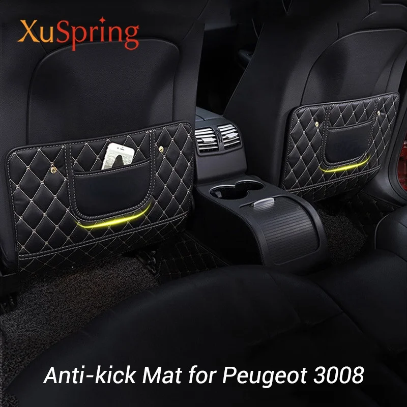 Car Rear Seat Anti-kick Protective Mat Durable Leather Pad Cover Case Cushion For Peugeot 3008 5008 308 2016 2018 2019 2020 2021
Car Rear Seat Anti-kick Protective Mat Durable Leather Pad Cover Case Cushion For Peugeot 3008 5008 308 2016 2018 2019 2020 2021