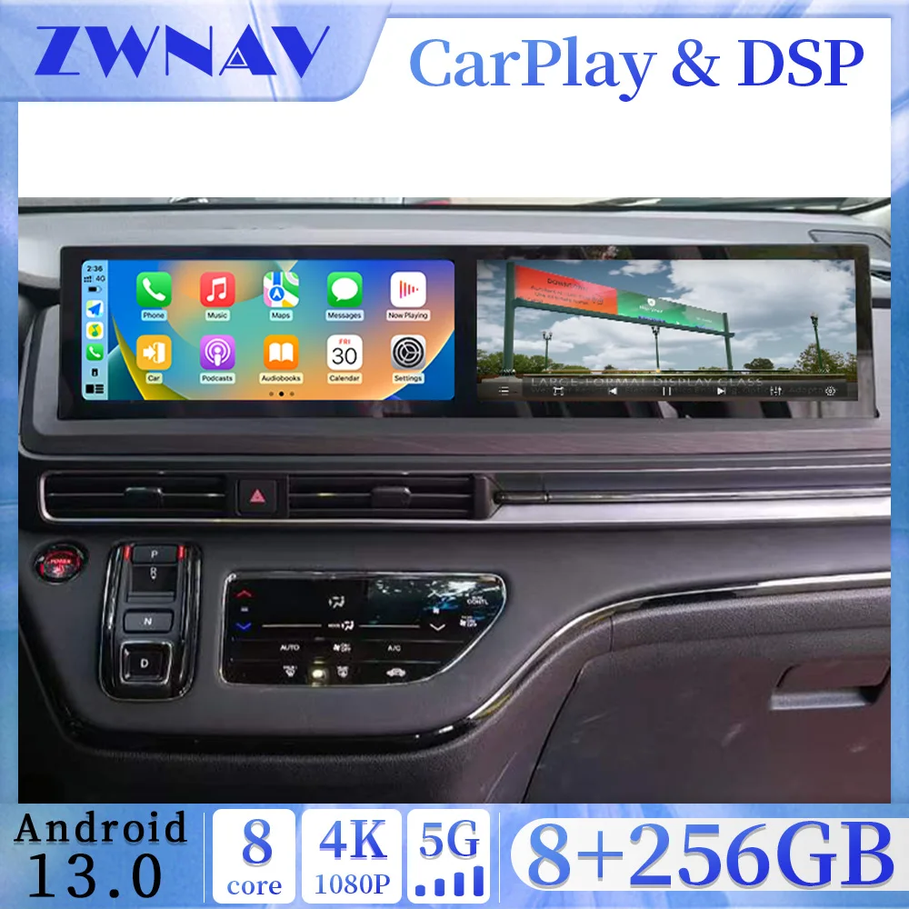 24,6 дюймовый экран для Honda Odyssey 2022 + Автомобильный мультимедийный плеер, GPS-навигация, Авторадио головное устройство, обновление Carplay
24,6 дюймовый экран для Honda Odyssey 2022 + Автомобильный мультимедийный плеер, GPS-навигация, Авторадио головное устройство, обновление Carplay
