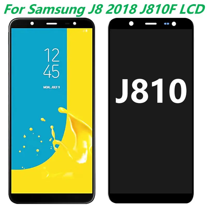 AMOLED 6,0 ''для Samsung J8 2018 SM-J810 J810F J810M, ЖК-дисплей с рамкой, сенсорный экран, дигитайзер в сборе, замена, ремонт
AMOLED 6,0 ''для Samsung J8 2018 SM-J810 J810F J810M, ЖК-дисплей с рамкой, сенсорный экран, дигитайзер в сборе, замена, ремонт