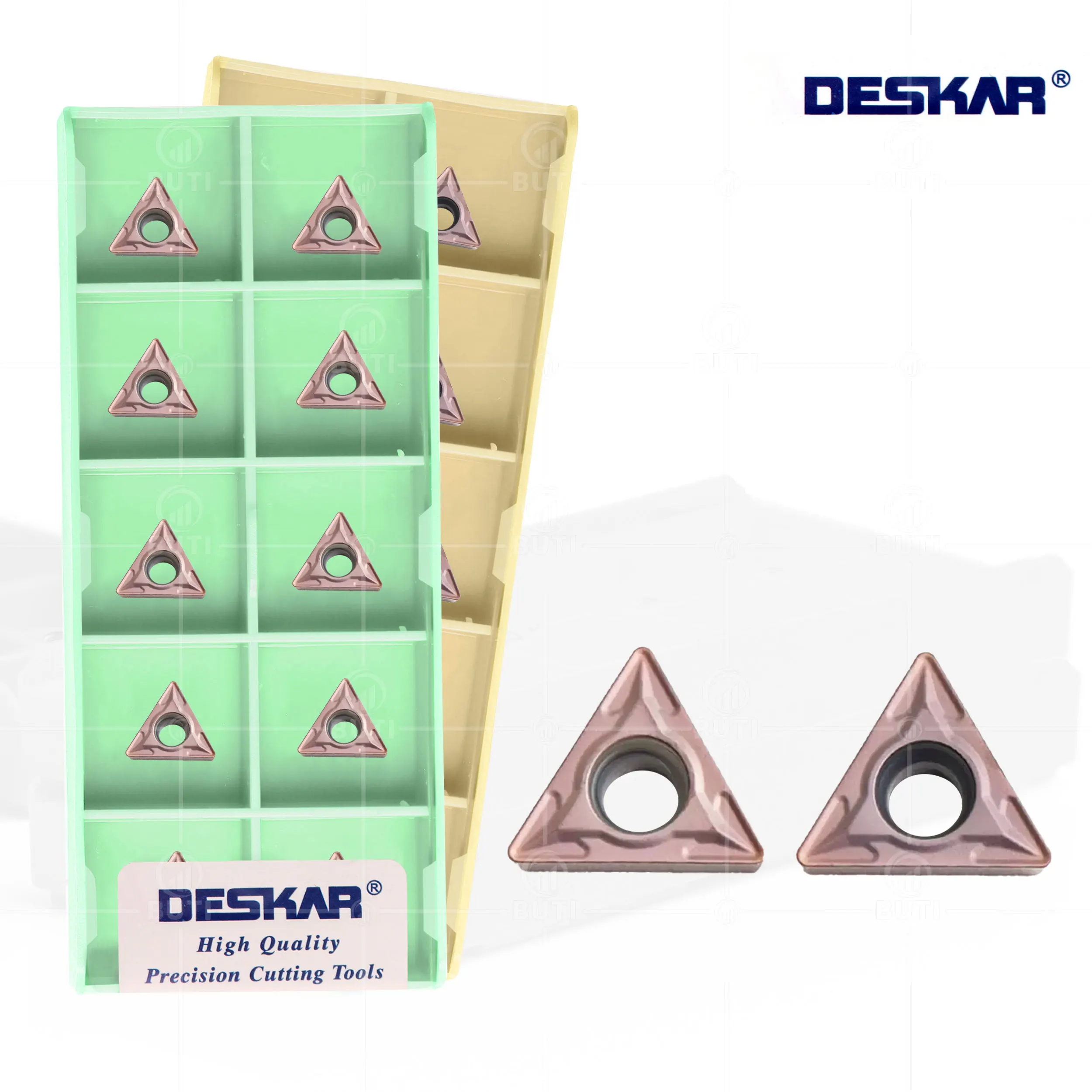 

DESKAR 100% оригинальный треугольный токарный станок с ЧПУ, токарный станок TCMT090204 LF6018 TCMT090204 LF6118, твердосплавное лезвие, используемое для нержавеющей стали