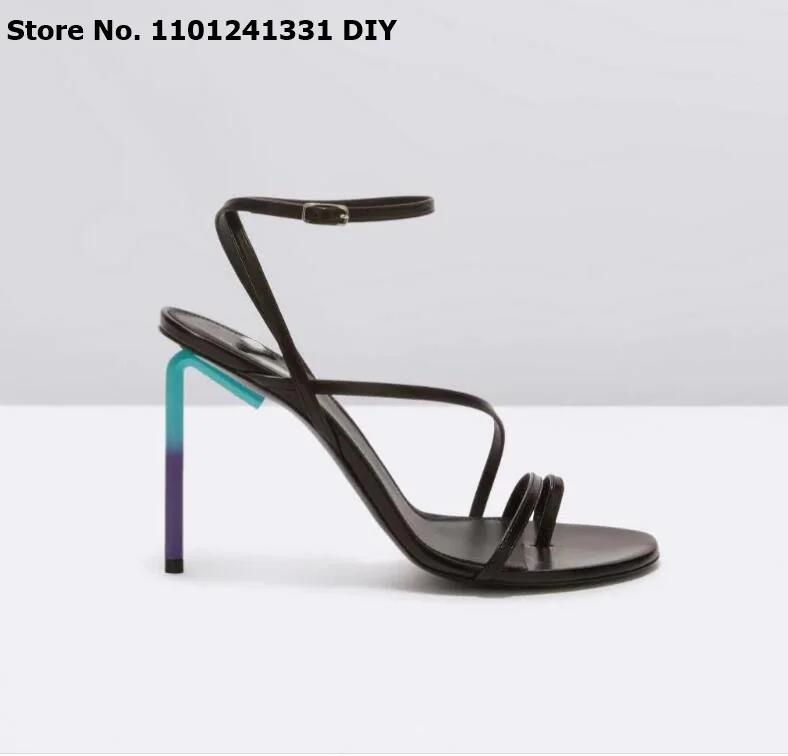 Designer Belt Loop Sheepskin Leather Concise Strap Ankle Wrap Abnormal High Heel Sandal Shoes Women Lady Summer Shoes
Designer Belt Loop Sheepskin Leather Concise Strap Ankle Wrap Abnormal High Heel Sandal Shoes Women Lady Summer Shoes