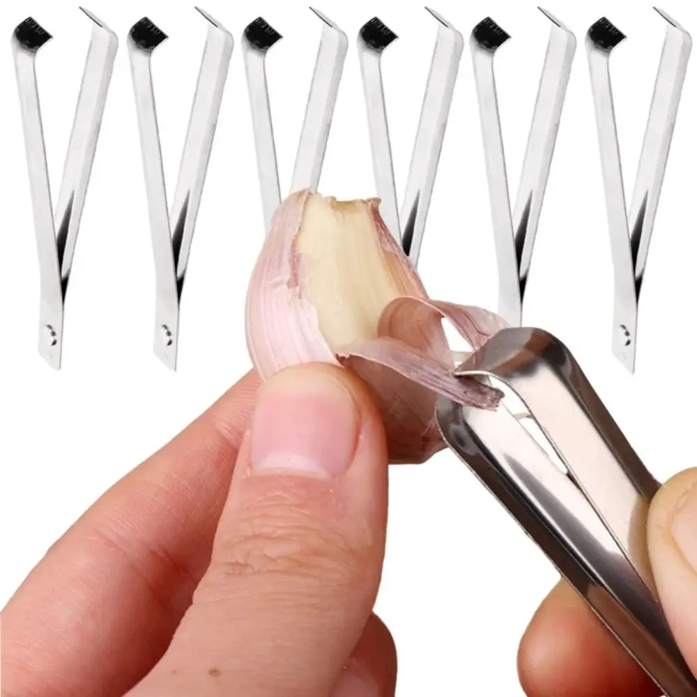 Stainless Steel Garlic Peeler Manual Tweezers Quickly Garlic Peeling Multifunctional Hair Plucking Clip
Stainless Steel Garlic Peeler Manual Tweezers Quickly Garlic Peeling Multifunctional Hair Plucking Clip