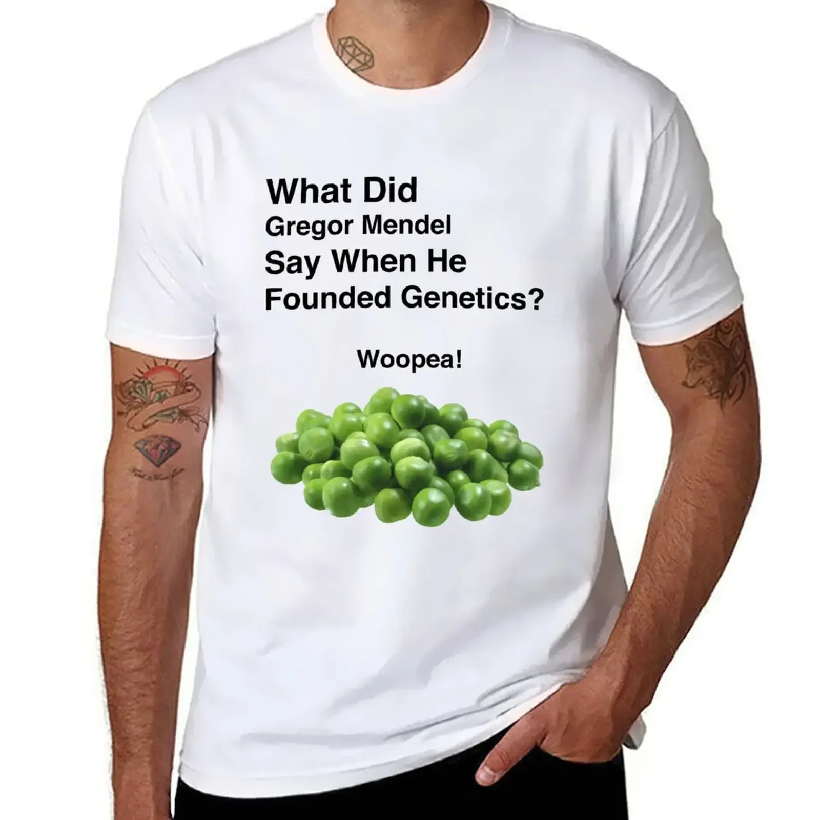 Gregor Mendel - Joke - Biology T-shirt korean fashion Short sleeve tee Men's clothing
Gregor Mendel - Joke - Biology T-shirt korean fashion Short sleeve tee Men's clothing