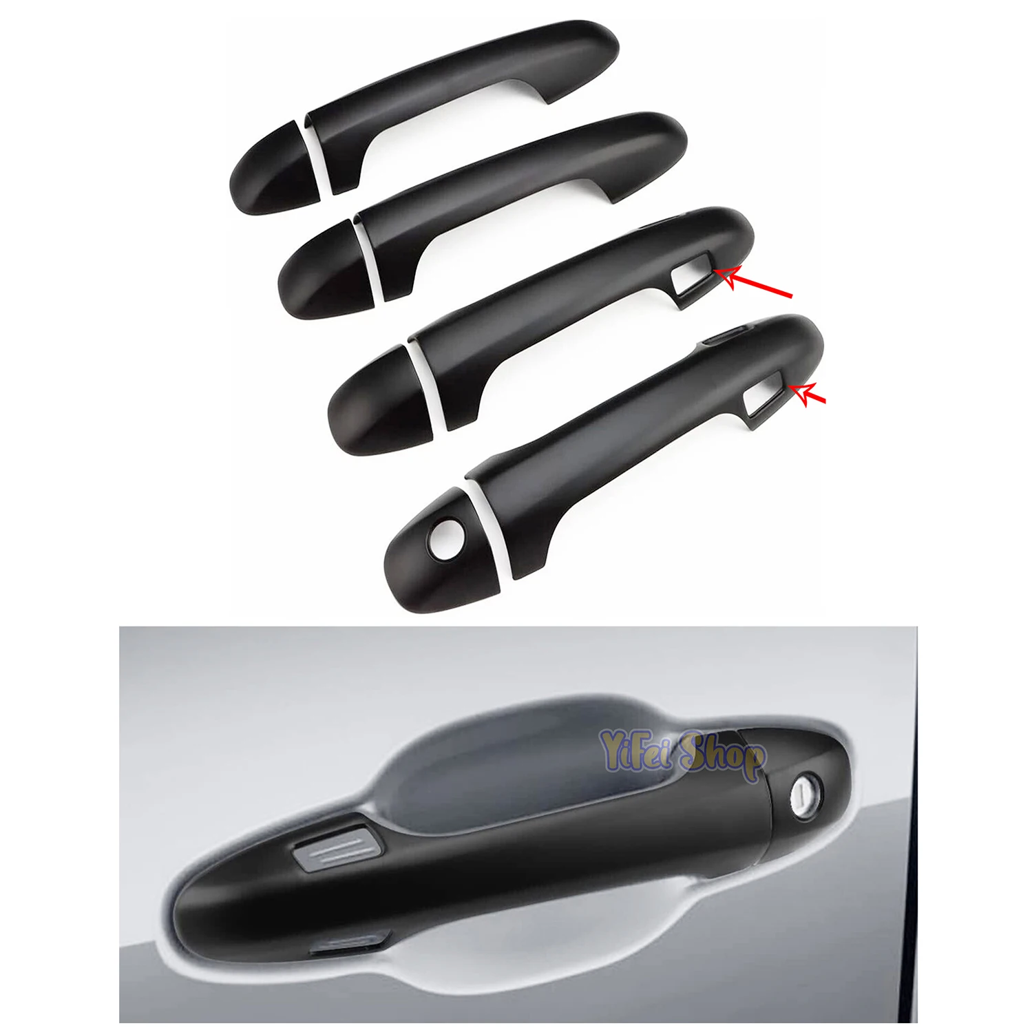 For Toyota Highlander Kluger 2015 2016 2017 2018 2019 Matte Black Car Accessory Door Handle Cover Trim Paste Style
For Toyota Highlander Kluger 2015 2016 2017 2018 2019 Matte Black Car Accessory Door Handle Cover Trim Paste Style