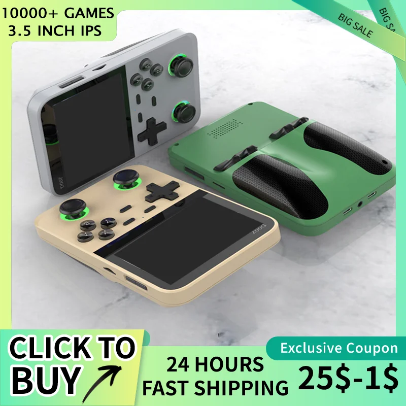 2023 New D007 Plus Video Game Consoles 3.5Inch IPS Screen 10000+ Retro Games Portable Electronic Console For GBA/NES/PS1
2023 New D007 Plus Video Game Consoles 3.5Inch IPS Screen 10000+ Retro Games Portable Electronic Console For GBA/NES/PS1
