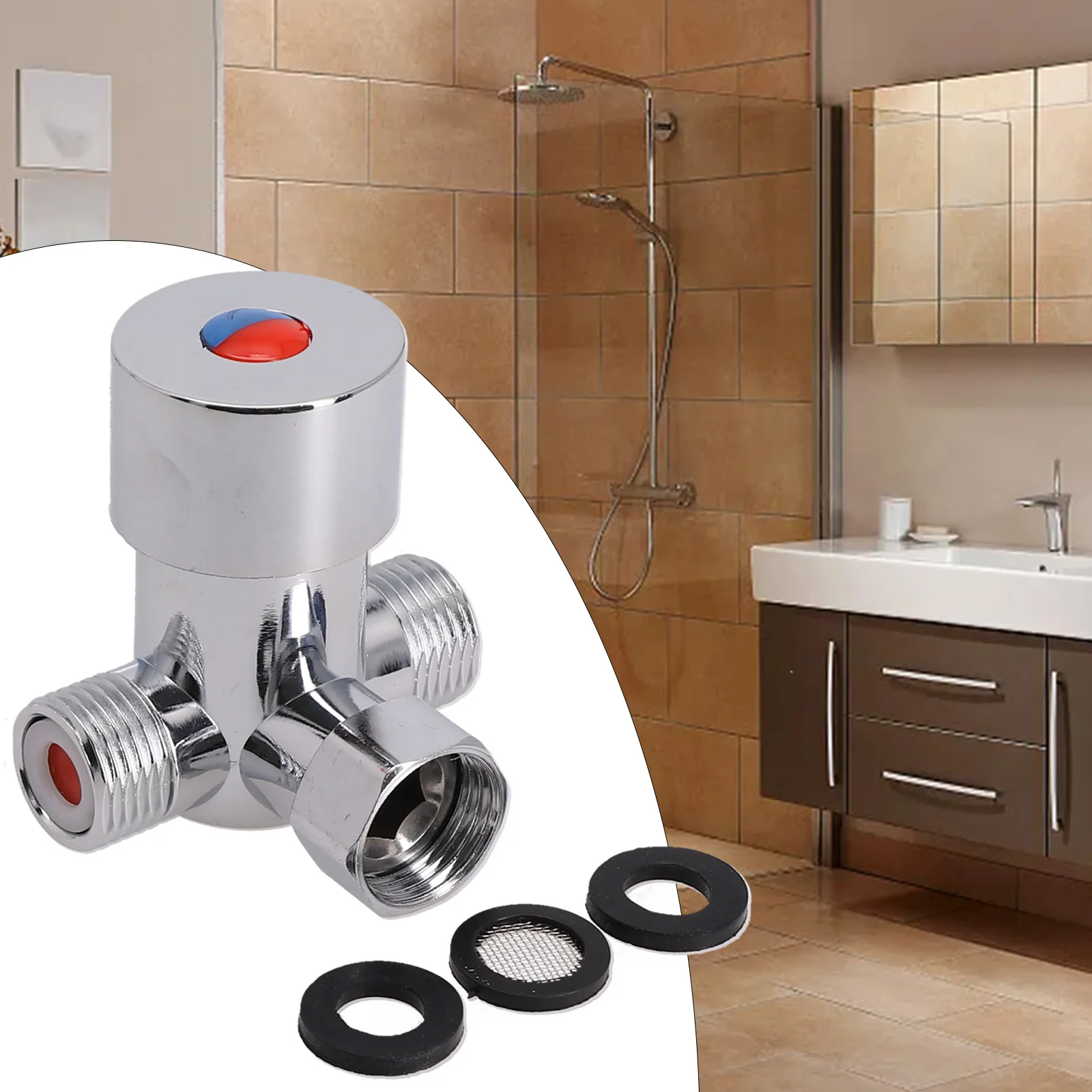 Convenient Hot Cold Water Mixing Valve for Automatic Faucets G1/2 Thread Stable Performance and Easy Installation
Convenient Hot Cold Water Mixing Valve for Automatic Faucets G1/2 Thread Stable Performance and Easy Installation