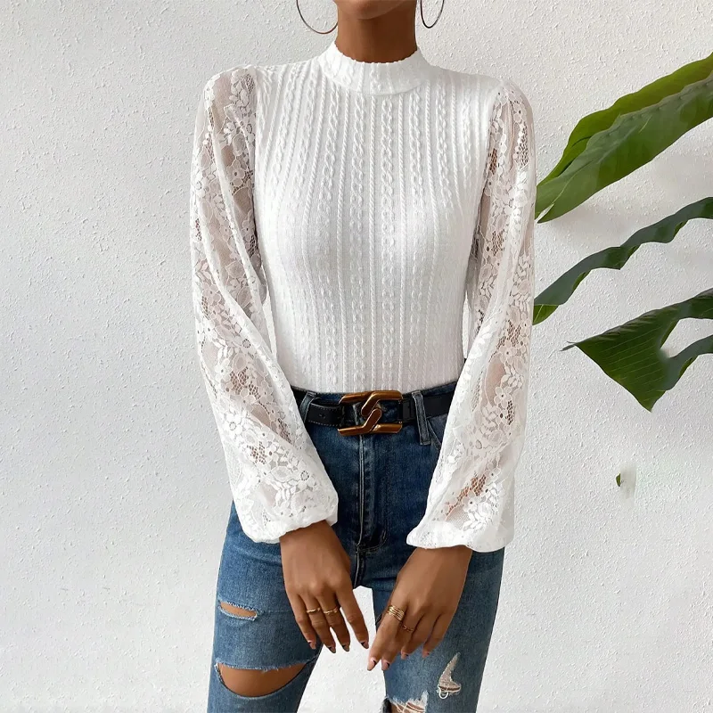 Женский кружевной комбинезон YEAE, элегантный Облегающий комбинезон с круглым вырезом, рукавами-фонариками и длинными рукавами-фонариками
Женский кружевной комбинезон YEAE, элегантный Облегающий комбинезон с круглым вырезом, рукавами-фонариками и длинными рукавами-фонариками