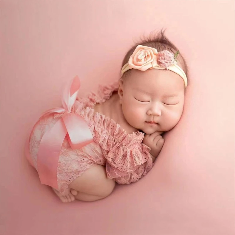 Photography Props for Baby Girls 0-1M Infant Costume Lace Jumpsuit Headwear Monthly Party Photo Clothing Newborn Suit
Photography Props for Baby Girls 0-1M Infant Costume Lace Jumpsuit Headwear Monthly Party Photo Clothing Newborn Suit