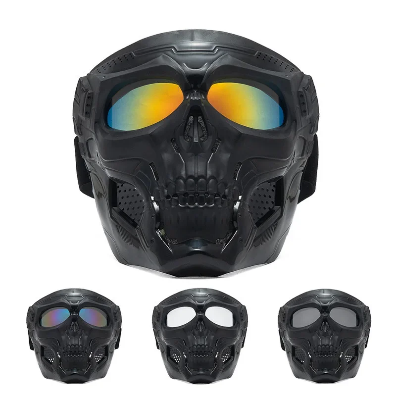 Cycling Face Mask Motorcycle Goggles Mask Harley Helmet Off-road Tactical Riding Goggles Sand-proof Ski Goggles Outdoor Sports
Cycling Face Mask Motorcycle Goggles Mask Harley Helmet Off-road Tactical Riding Goggles Sand-proof Ski Goggles Outdoor Sports