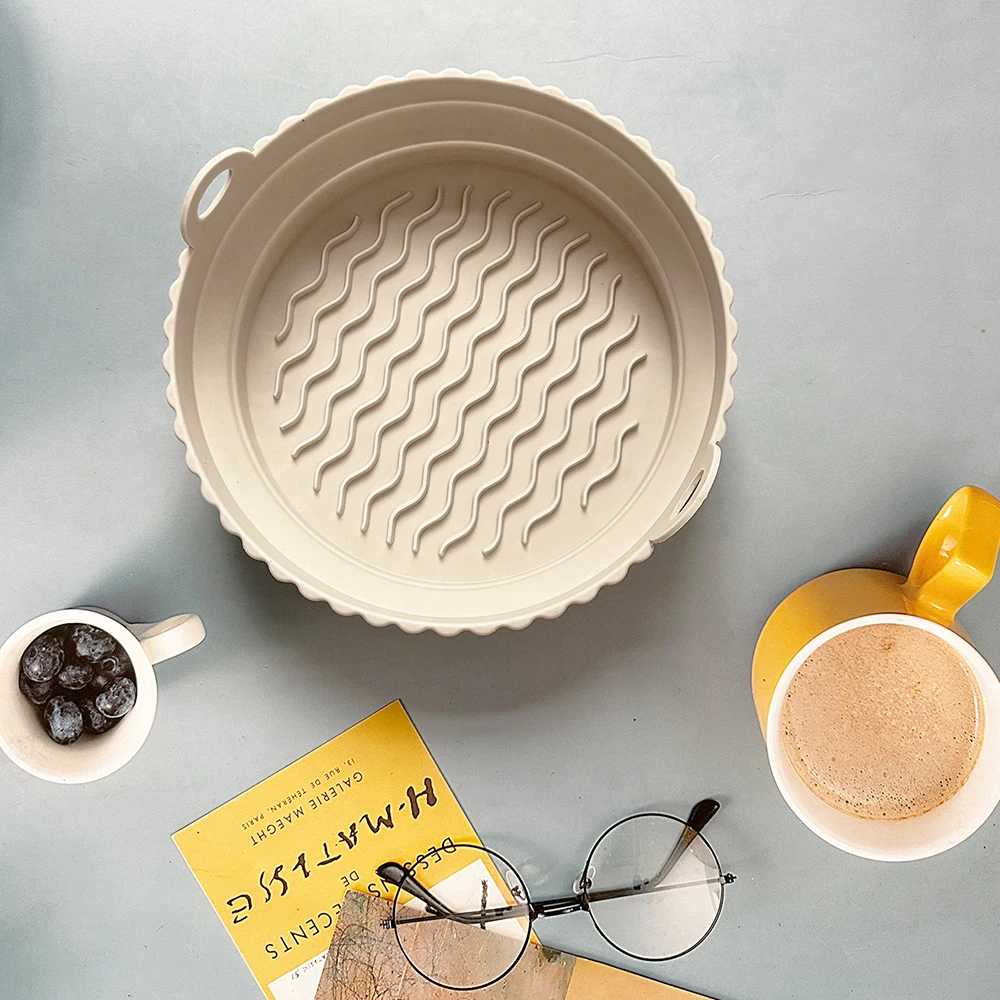 20cm Air Fryers Oven Baking Tray Fried Chicken Basket Mat AirFryer Silicone Pot Round Replacemen Grill Pan Accessories Tool
20cm Air Fryers Oven Baking Tray Fried Chicken Basket Mat AirFryer Silicone Pot Round Replacemen Grill Pan Accessories Tool