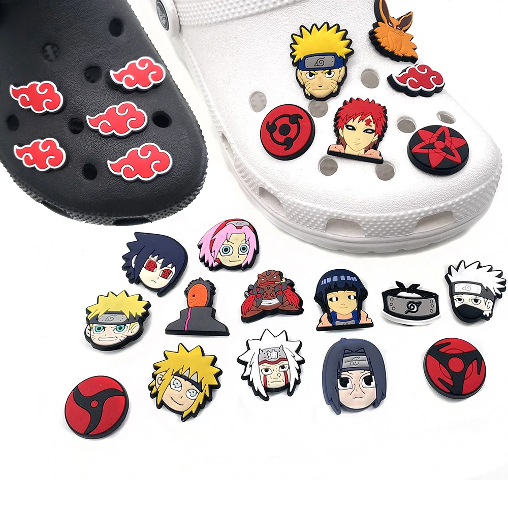 10PCS Kawaii Uzumaki NARUTO Anime Cartoon PVC Kids Shoes Accessories DIY Shoe Charms Buckle For Croc Sandals Boys Girls Gift
10PCS Kawaii Uzumaki NARUTO Anime Cartoon PVC Kids Shoes Accessories DIY Shoe Charms Buckle For Croc Sandals Boys Girls Gift