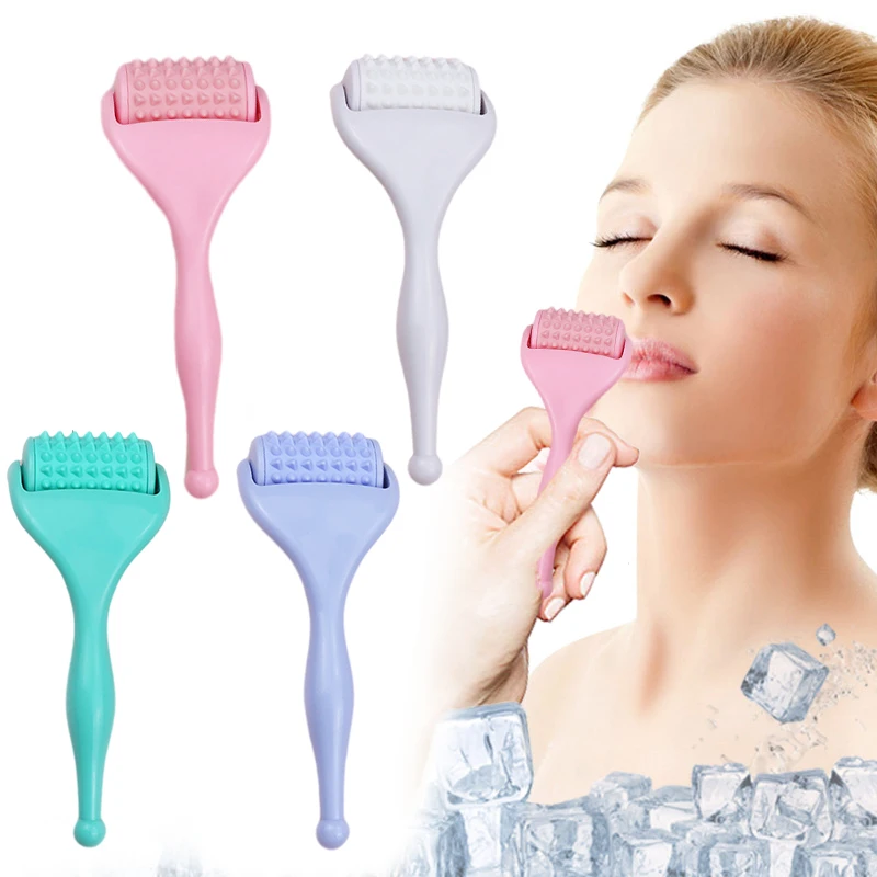 

Facial Silicone Massage Roller Face Lifting Pressing Gua Sha Roller Double Headed Skin Tightening Anti-wrinkle Massage Roller