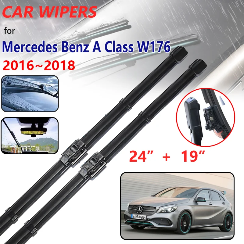 Щетка стеклоочистителя автомобиля для Mercedes Benz A Class W176 2016 2017 2018 A160 A180 A200 резак лобовое стекло бескаркасные аксессуары для стеклоочистителя
Щетка стеклоочистителя автомобиля для Mercedes Benz A Class W176 2016 2017 2018 A160 A180 A200 резак лобовое стекло бескаркасные аксессуары для стеклоочистителя