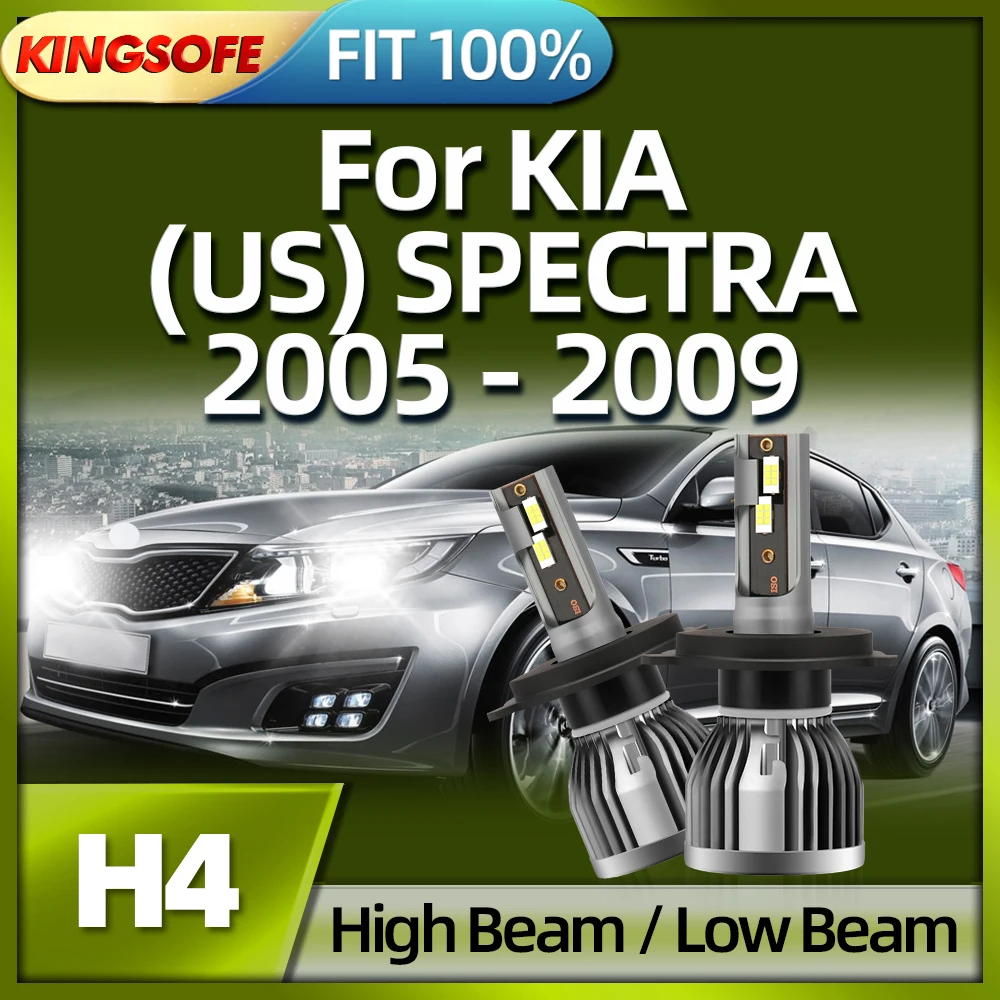 

Roadsun 40000Lm H4 LED Bulb Car Hi/Lo Beam 150W Headlamp White Light For KIA (US) SPECTRA 2005 2006 2007 2008 2009