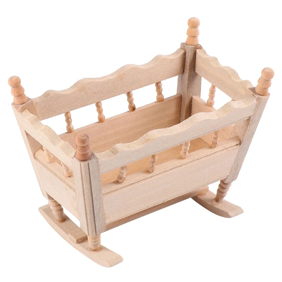 

Doll Wooden Baby Cradle Cribs Crib Cradles And Dollhouse Beds