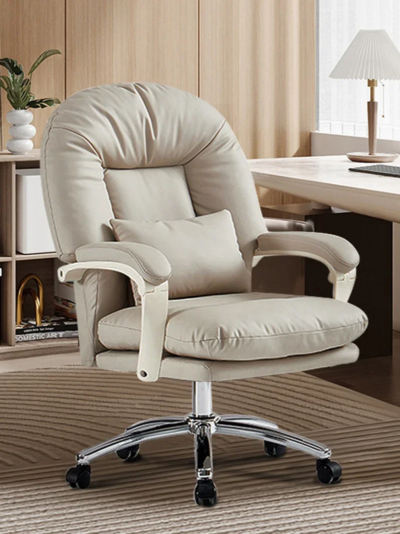 Backrest Adjustment Rotation Office Chair PU Leather Ergonomic Relax Nordic Office Chair Bedroom Cadeira Office Furniture Soft
Backrest Adjustment Rotation Office Chair PU Leather Ergonomic Relax Nordic Office Chair Bedroom Cadeira Office Furniture Soft