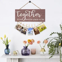 Creative Picture Frame with Message Board DIY Frames 30X14CM Wooden Hanging Picture Display Holder for home decoration
Creative Picture Frame with Message Board DIY Frames 30X14CM Wooden Hanging Picture Display Holder for home decoration