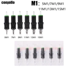 10Pcs M1 Size Disposable Sterilized Tattoo Cartridge Needles Permanent Eyebrow Makeup Machine Tattoo Pen Embroidery Accessories
10Pcs M1 Size Disposable Sterilized Tattoo Cartridge Needles Permanent Eyebrow Makeup Machine Tattoo Pen Embroidery Accessories