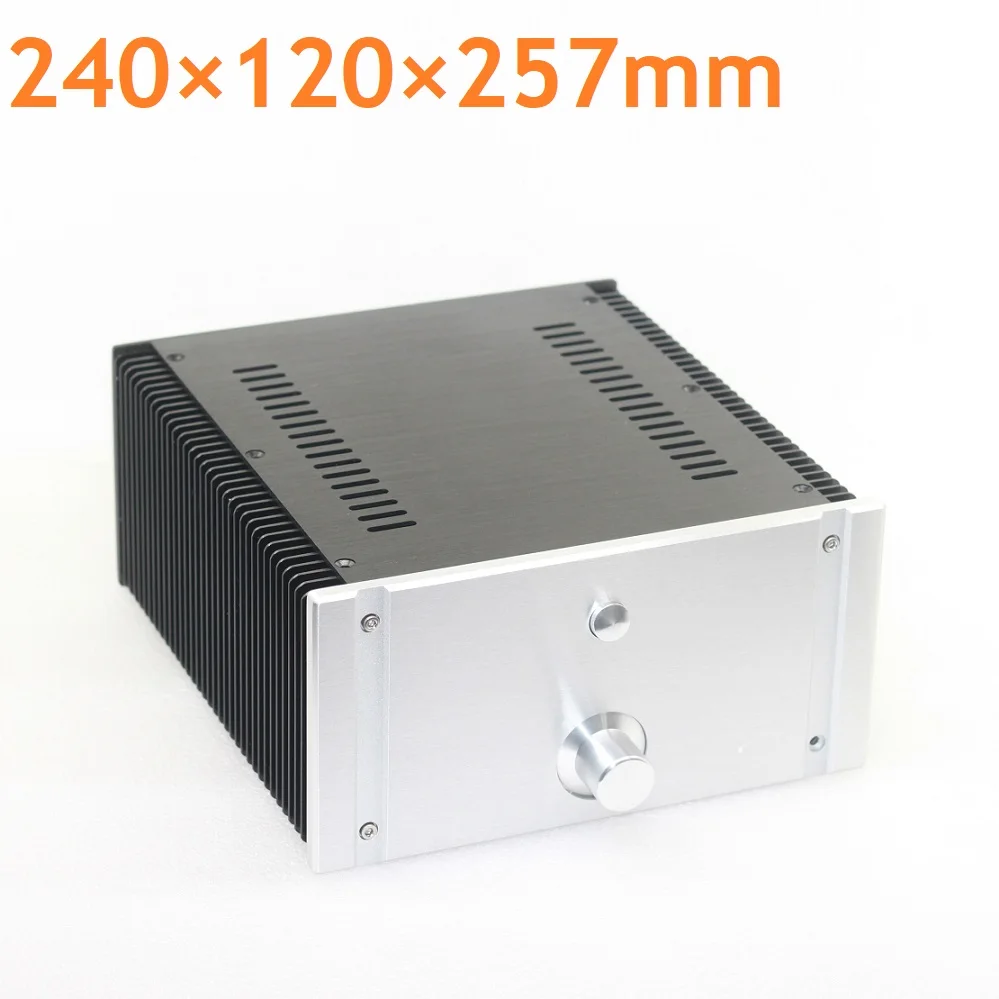 240X120X257mm Anodized Aluminum Preamp Chassis Earphone Enclosure DAC Decoder Case Hi End Audio Music Box DIY Power Amplifier
240X120X257mm Anodized Aluminum Preamp Chassis Earphone Enclosure DAC Decoder Case Hi End Audio Music Box DIY Power Amplifier