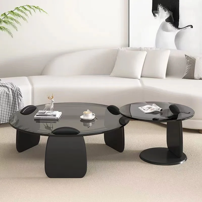 

Household light luxury modern coffee table simple Changhong small apartment minimalist sofa side table