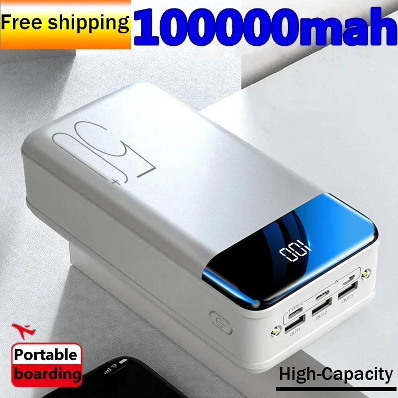 2023 New Universal 5v 2.1a Fast Charging 100000 MAh Large Capacity Charging Bank Fast Charging Mobile Power+Free Shipping
2023 New Universal 5v 2.1a Fast Charging 100000 MAh Large Capacity Charging Bank Fast Charging Mobile Power+Free Shipping