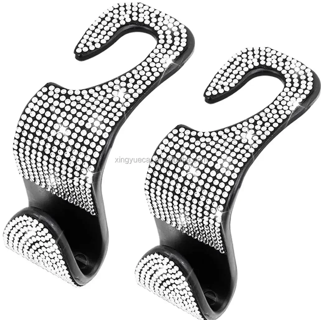 XY-GG005 Bling Car Seat Hanger Backseat Bling Car Accessories for Women Back Seat Headrest Auto Hook pack Black Silver Color
XY-GG005 Bling Car Seat Hanger Backseat Bling Car Accessories for Women Back Seat Headrest Auto Hook pack Black Silver Color