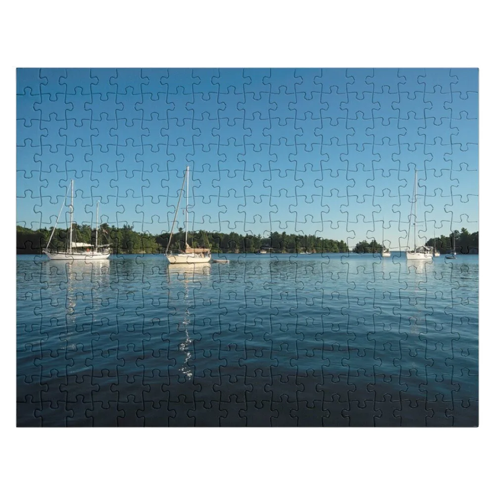 

Sailboats on the St. Lawrence River in the Thousand Islands Jigsaw Puzzle Custom Gifts Puzzle With Photo Personalized Gift Ideas