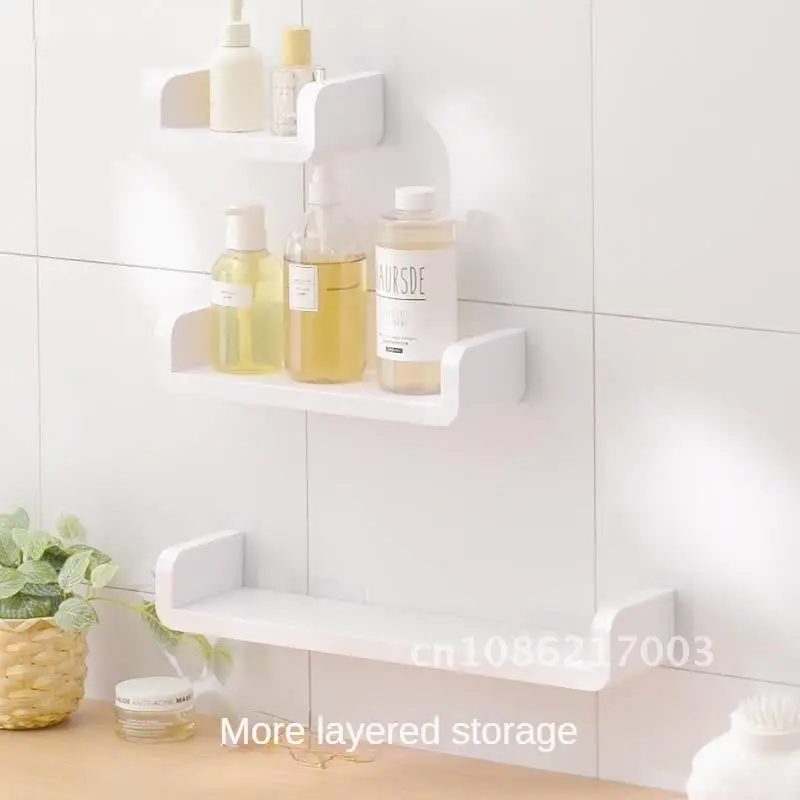 Bathroom Shelf Wall Mounted Plastic Storage Rack Waterproof Organizing Layer For Non Punching Bathroom Shelf
Bathroom Shelf Wall Mounted Plastic Storage Rack Waterproof Organizing Layer For Non Punching Bathroom Shelf