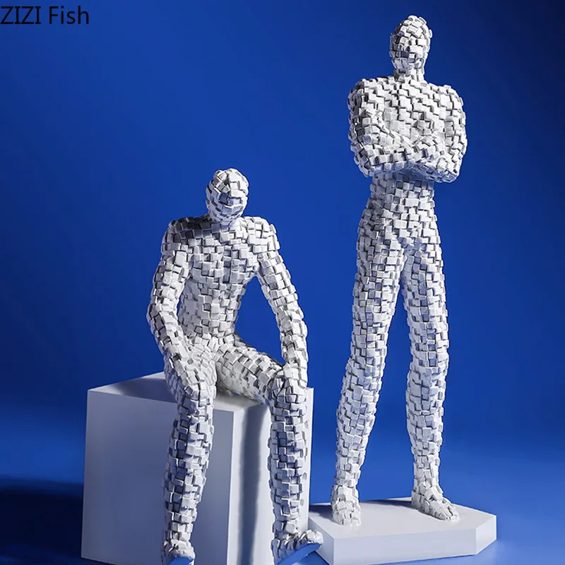 Mosaic Character Resins Sculpture Modern Decor Artwork Ornaments Desk Decoration Abstract Figure Statue Crafts Modern Home Decor
Mosaic Character Resins Sculpture Modern Decor Artwork Ornaments Desk Decoration Abstract Figure Statue Crafts Modern Home Decor