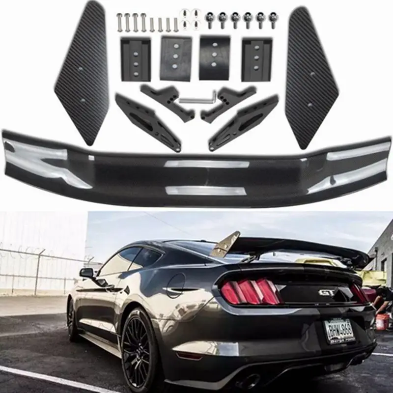 

For Ford Mustang 2015 - 2017 APR Style High Quality Carbon Fiber Rear Spoiler Trunk Wing