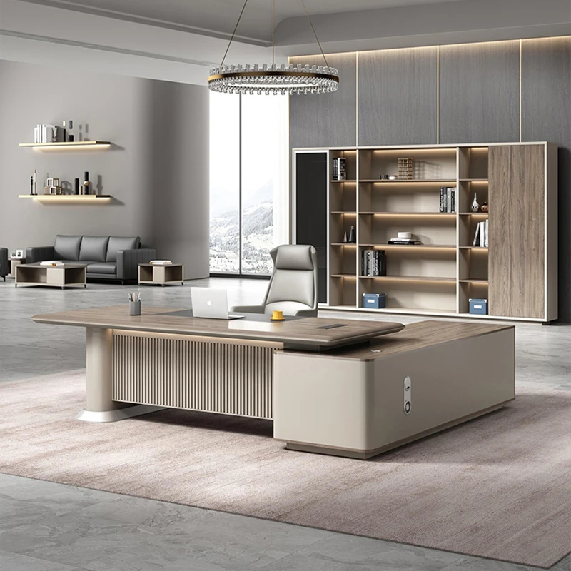 Standing Work Desk Organizer Shelf Computer Modern Wooden Executive Luxury Work Desk Vanity Tavolo Da Lavoro Office Supplies
Standing Work Desk Organizer Shelf Computer Modern Wooden Executive Luxury Work Desk Vanity Tavolo Da Lavoro Office Supplies