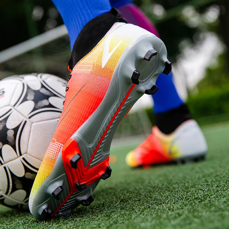 XDUNED 2023 Men Soccer Shoes Adult Kids TF/FG High Ankle Football Boots Cleats Grass Training Sport Footwear Sneakers 34-45
XDUNED 2023 Men Soccer Shoes Adult Kids TF/FG High Ankle Football Boots Cleats Grass Training Sport Footwear Sneakers 34-45