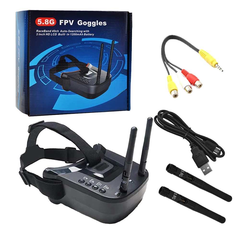 3-дюймовые HD мини FPV очки 5,8G 40CH встроенный аккумулятор 3,7 V для гоночного квадрокоптера камеры дрона
3-дюймовые HD мини FPV очки 5,8G 40CH встроенный аккумулятор 3,7 V для гоночного квадрокоптера камеры дрона