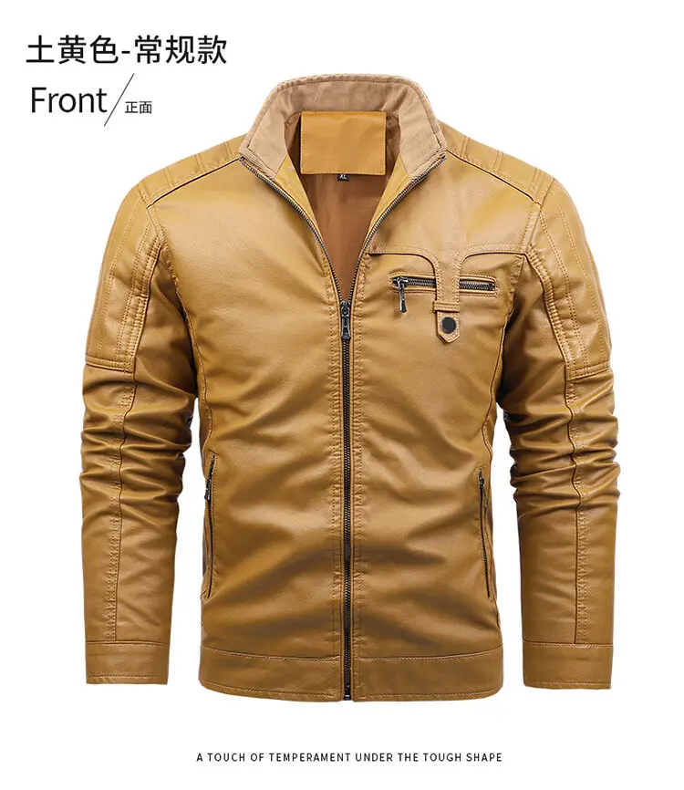 New Fleece Leather Jacket Men's Plus Velvet Men Winter Warm Motorcycle Thickened Leather Coat Man fleece Autumn PU Leather Coats 19 Mallzona S2b75d8de272c41e0921c5086cadf6082A New Fleece Leather Jacket Men's Plus Velvet Men Winter Warm Motorcycle Thickened Leather Coat Man fleece Autumn PU Leather Coats Mallzona