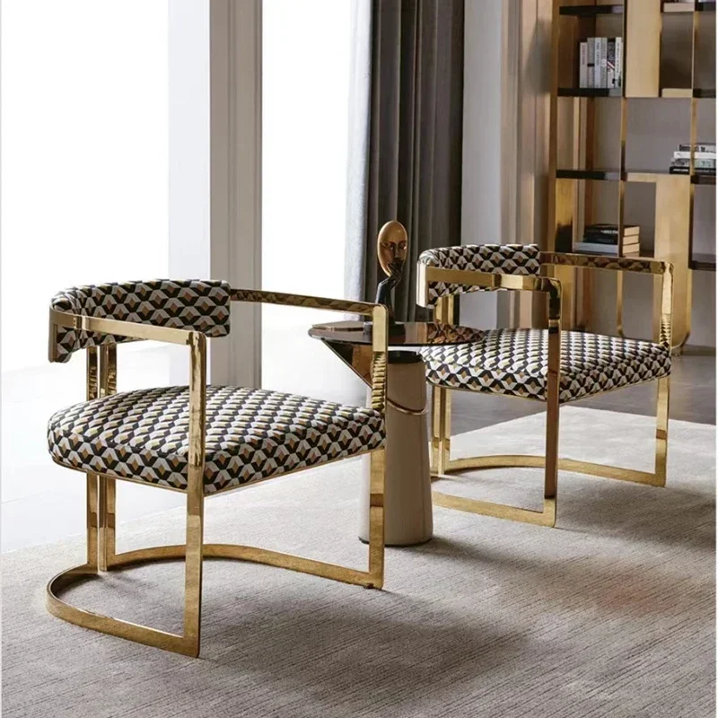 Luxury Leisure Chairs Single Sofa One People Minimalist Design Armchair Nordic Hotel Golden Chaise Lazy Longue Home Furniture
Luxury Leisure Chairs Single Sofa One People Minimalist Design Armchair Nordic Hotel Golden Chaise Lazy Longue Home Furniture