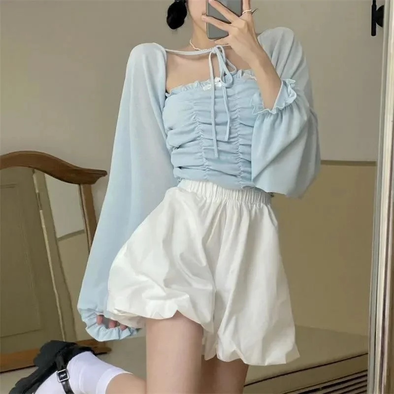 2023 Summer Shorts Women Sweet And Salty Girl Flower Bud Lantern Pumpkin Short Pants 2023 New Loose A-line Skirt Bubble Pants
2023 Summer Shorts Women Sweet And Salty Girl Flower Bud Lantern Pumpkin Short Pants 2023 New Loose A-line Skirt Bubble Pants
