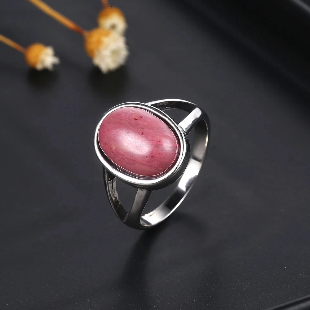 925 Sterling Silver Natural 10*14mm Big Rhodochrosite Tiger Eye Jewelry Rings for Women Men Large Stone Vintage Wedding Gift
925 Sterling Silver Natural 10*14mm Big Rhodochrosite Tiger Eye Jewelry Rings for Women Men Large Stone Vintage Wedding Gift