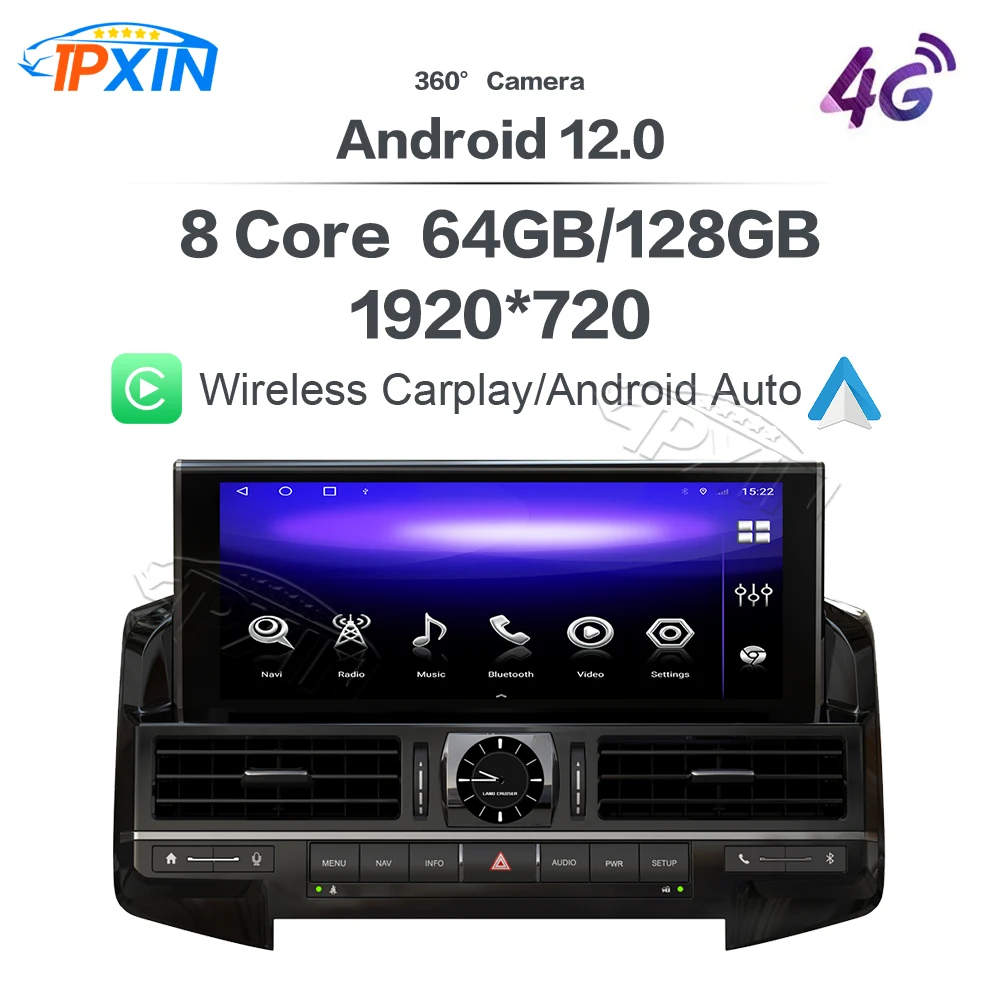 Android Car Radio For Toyota Land Cruiser 360 Panoramic Apple Carplay Multimedia Video Player GPS Navigation DSP Audio Head Unit
Android Car Radio For Toyota Land Cruiser 360 Panoramic Apple Carplay Multimedia Video Player GPS Navigation DSP Audio Head Unit