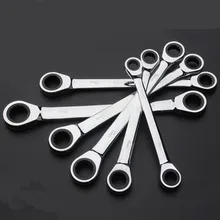 Wrenches Tool for Nut Spanner 8-19mm Double Head Ratchet Combination Chrome Double-ended Ratchet Wrench Llave Inglesa 
Wrenches Tool for Nut Spanner 8-19mm Double Head Ratchet Combination Chrome Double-ended Ratchet Wrench Llave Inglesa