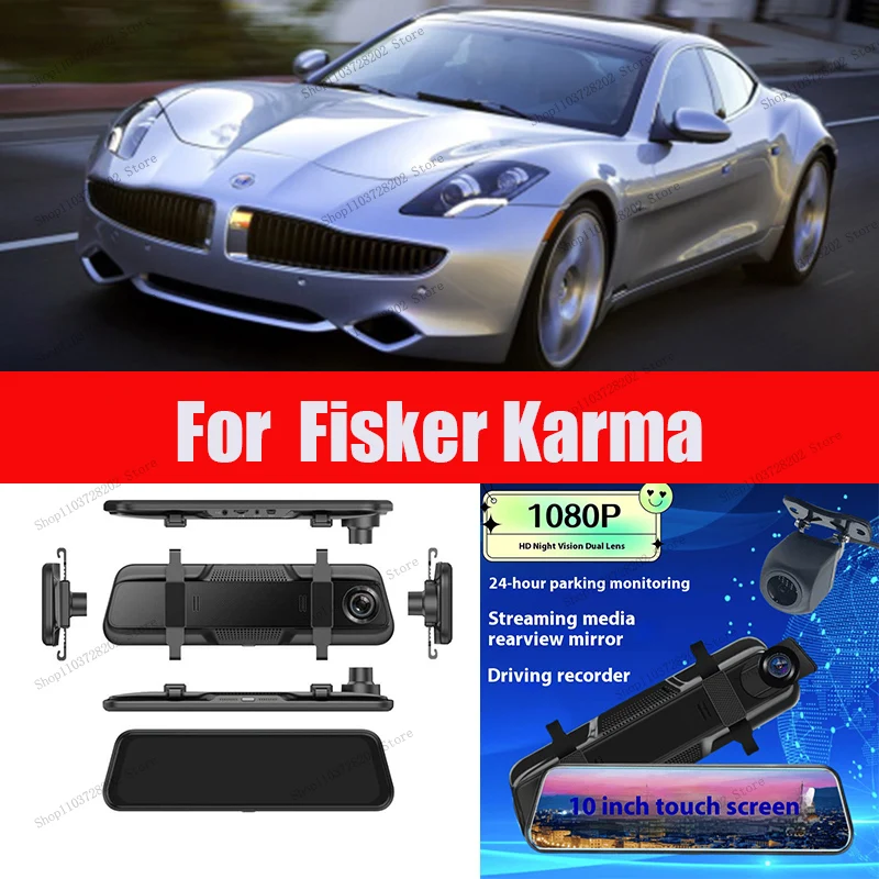 For Fisker Karma 4K WIFI GPS Car Dvr Mirror Dash CamDual Lens Dashcam Drive Recorder Stream RearView Mirror IPS Screen Camera
For Fisker Karma 4K WIFI GPS Car Dvr Mirror Dash CamDual Lens Dashcam Drive Recorder Stream RearView Mirror IPS Screen Camera