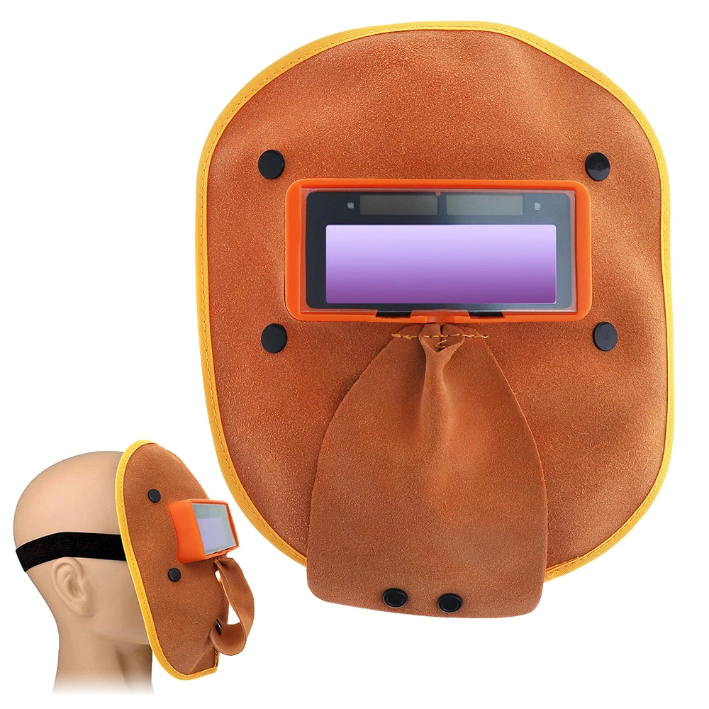Welding Eyes Mask Helmet Goggles Artificial Leather Mask with Solar Power Auto Darkening Filter Lens Hood Solar Charge Function
Welding Eyes Mask Helmet Goggles Artificial Leather Mask with Solar Power Auto Darkening Filter Lens Hood Solar Charge Function