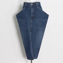 Women Denim Skirt Korean Streetwear Vintage Button High Waist Slit Skirt Women's Summer Pocket Slim Fit Patchwork Denim Skirt
Women Denim Skirt Korean Streetwear Vintage Button High Waist Slit Skirt Women's Summer Pocket Slim Fit Patchwork Denim Skirt