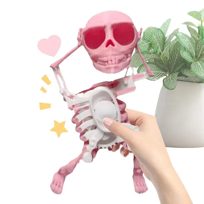3D Mini Skeleton Toy Swing Dancing Skeleton Toy Shaking Head Wobbling Sand Model Wind-Up Toys funny gifts for kids boys girls
3D Mini Skeleton Toy Swing Dancing Skeleton Toy Shaking Head Wobbling Sand Model Wind-Up Toys funny gifts for kids boys girls