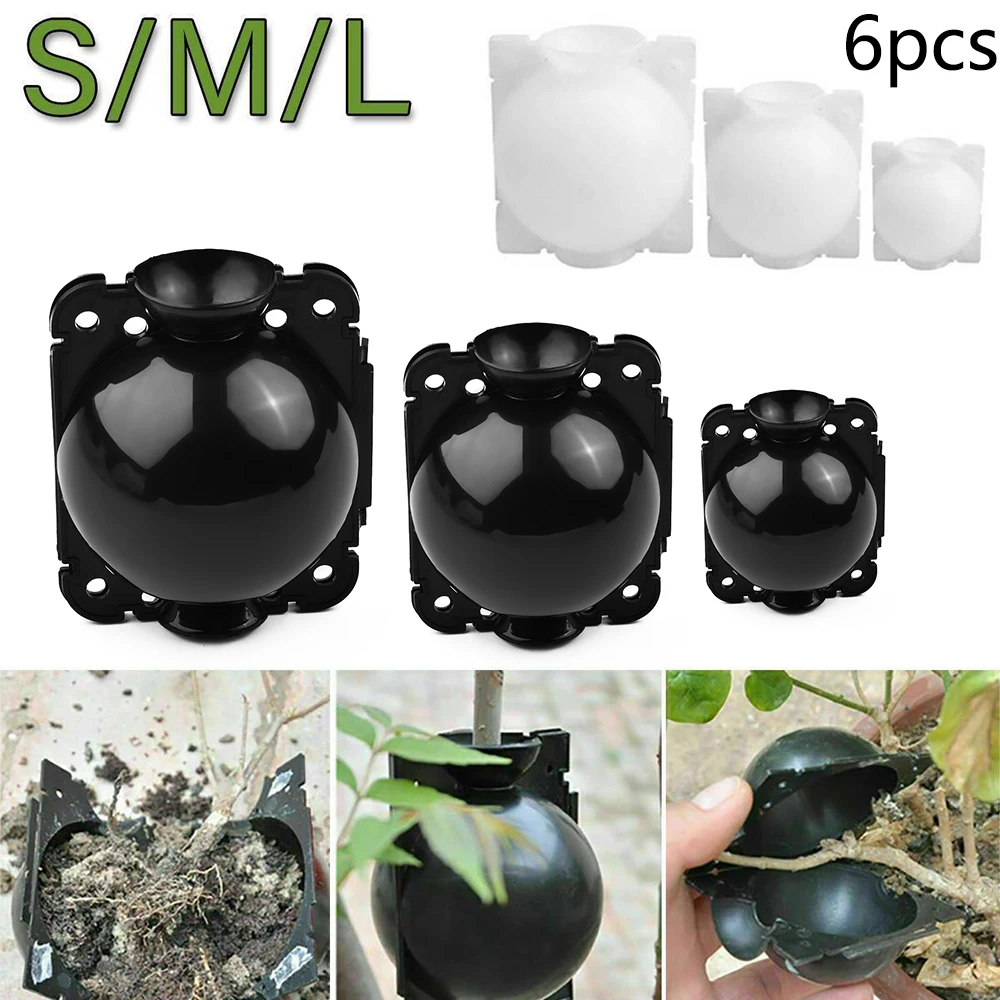 6Pcs Reusable Plant Root Growing Box Cutting Grafting Rooting Ball Garden Rooting Propagation Nursery Ball Box Grafting S M L
6Pcs Reusable Plant Root Growing Box Cutting Grafting Rooting Ball Garden Rooting Propagation Nursery Ball Box Grafting S M L