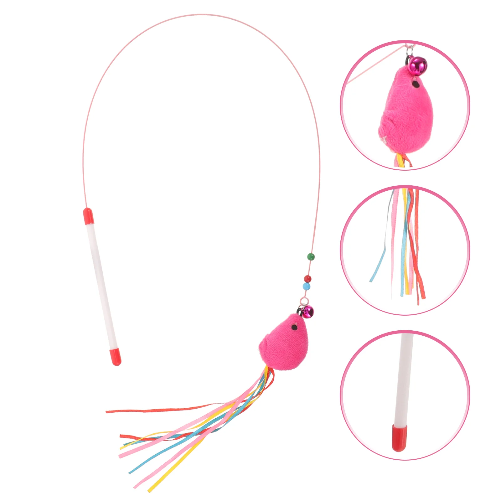 Fishing Rod Cat Teaser Supplies Multifunction Cute Stick Wand Toy Kitten Toys Wands
Fishing Rod Cat Teaser Supplies Multifunction Cute Stick Wand Toy Kitten Toys Wands