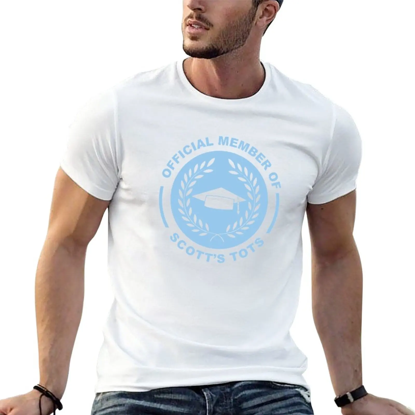 Scott's Tots Member T-Shirt funnys Tee shirt summer clothes oversized t shirts for men
Scott's Tots Member T-Shirt funnys Tee shirt summer clothes oversized t shirts for men