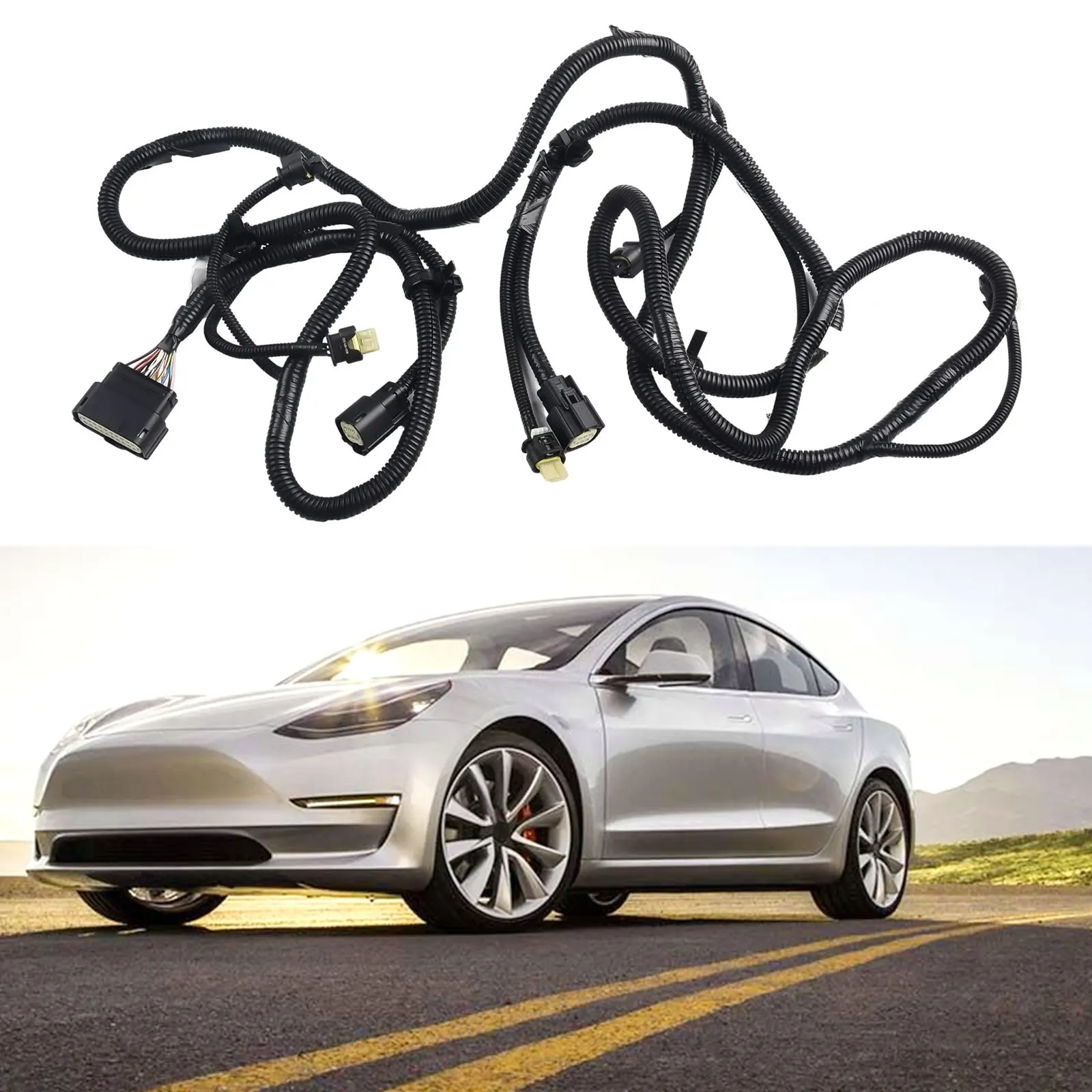 Front Bumper Parking Wire Harness Parking Brake Cable Black 1032433-00-G For Tesla For Model X 2016-2019
Front Bumper Parking Wire Harness Parking Brake Cable Black 1032433-00-G For Tesla For Model X 2016-2019